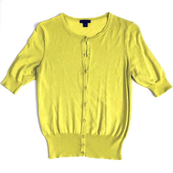 Ann Taylor Short Sleeve Cardigan - Picture 2 of 8